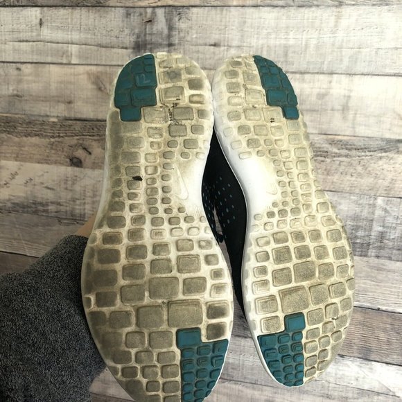 Nike Womens FS Lite Run 2 Size 8.5 Shoes Trainers Black Blue Sneakers 684667-009 - Picture 9 of 12